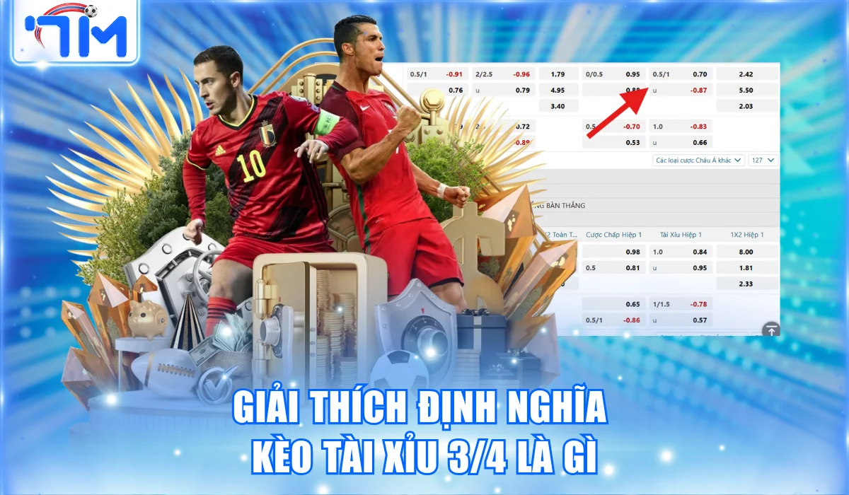 Kèo tài xỉu 3/4 là gì