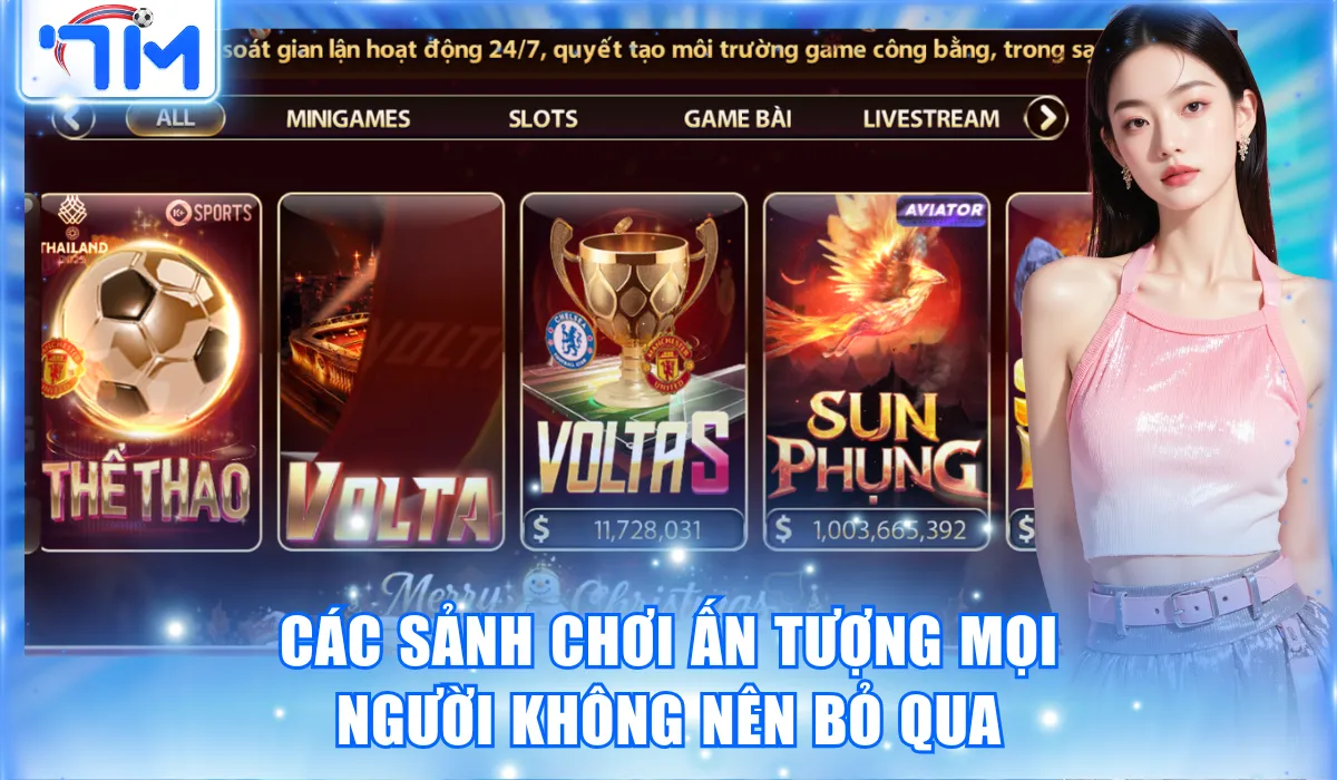 Các sảnh chơi ấn tượng mọi người không nên bỏ qua