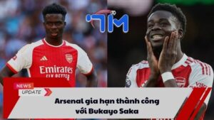 Arsenal gia hạn thành công với Bukayo Saka