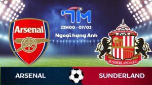 Soi kèo Arsenal vs Sunderland hôm nay 07/02