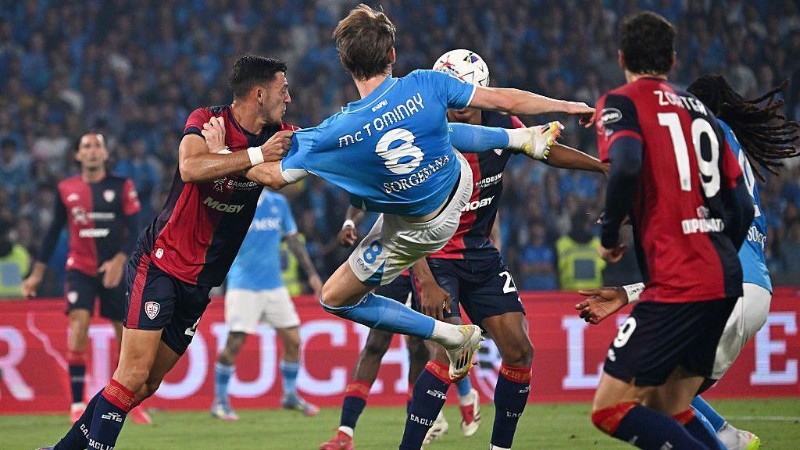 Cagliari khả năng cao sẽ thua Napoli